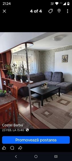 Apartament cu 2 camere semidecomandat în Central