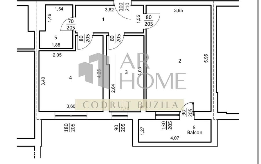 Apartament cu 2 camere în Albert