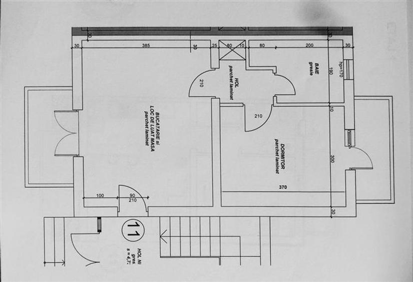 Apartament cu 2 camere semidecomandat, mobilat în Gușterița