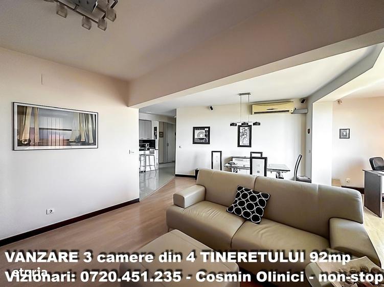 3 camere 92 mp - Living 30 mp - 2 bai - Renovare premium - Panorama - 5