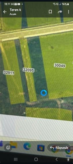 Teren de 1200 mp, în Popoveni