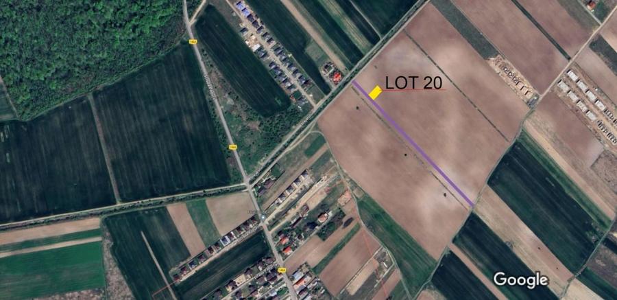 Teren Construcții intravilan de 500 mp, în Săbăreni