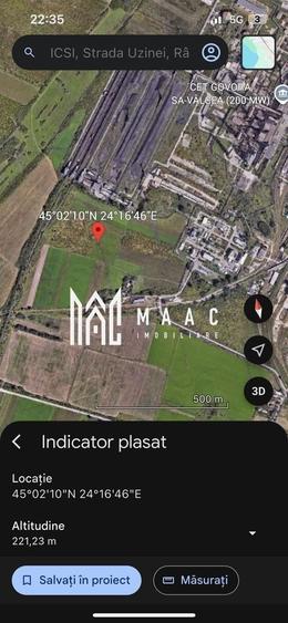 Teren Construcții extravilan de 64000 mp, în Căzănești (Râmnicu Vâlcea)