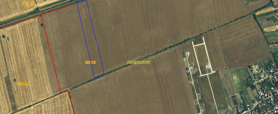 Teren agricol intravilan de 41701 mp, în Dimieni