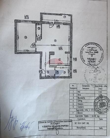 Apartament cu 2 camere semidecomandat, mobilat în Nord