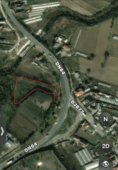 Teren de 2000 mp, în Arcești