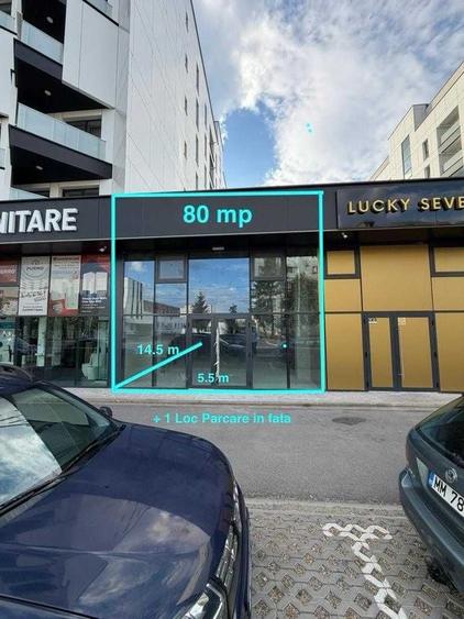 Spațiu comercial, de 80 mp, în Exterior Vest
