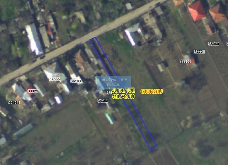 Teren agricol intravilan de 1161 mp, în Nord-Vest