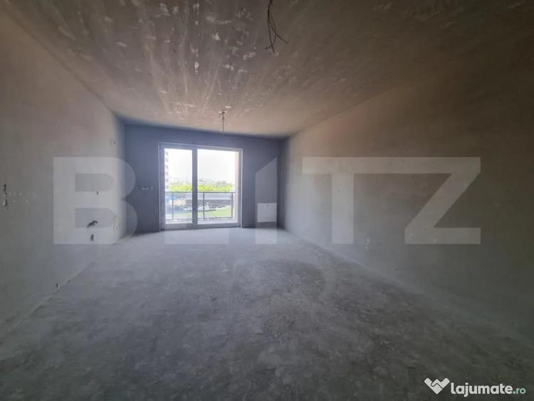 Apartament 2 camere, semifinisat, 46 mp, zona BMW - 1