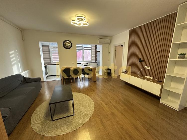 Apartament cu 2 camere semidecomandat, mobilat în Militari