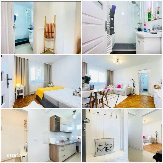 Apartament cu 2 camere, mobilat în Florilor
