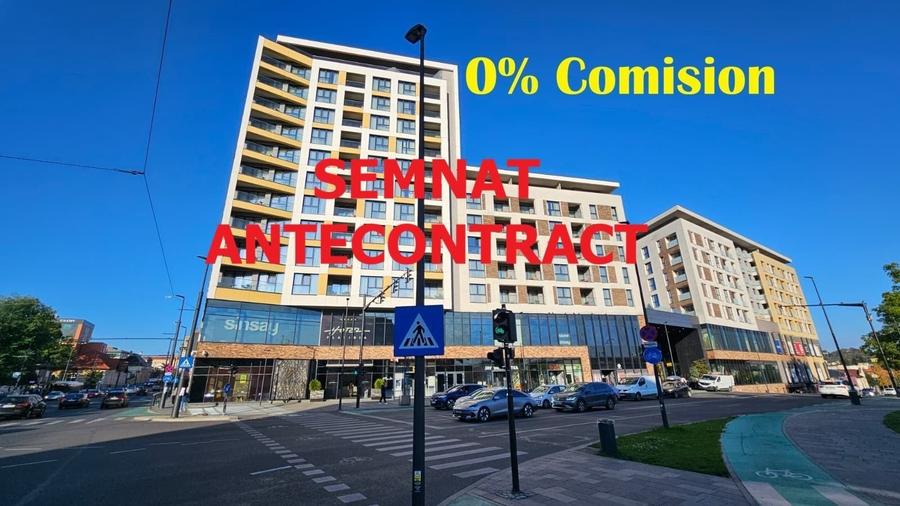 Apartament cu 2 camere semidecomandat, mobilat în Central