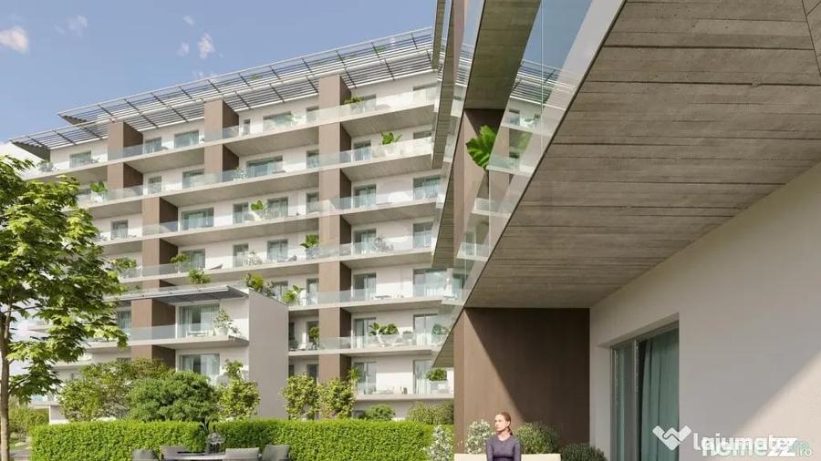 Apartament cu 3 camere semidecomandat în Nord