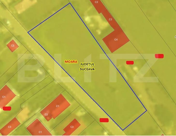 Teren Construcții intravilan de 1699 mp, în Periferie