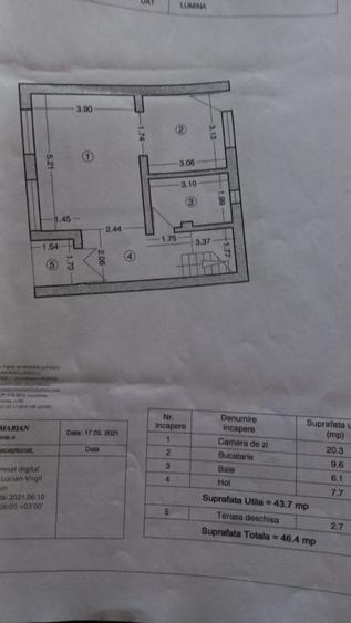 Casă individuală cu 4 camere cu Canalizare în Lumina