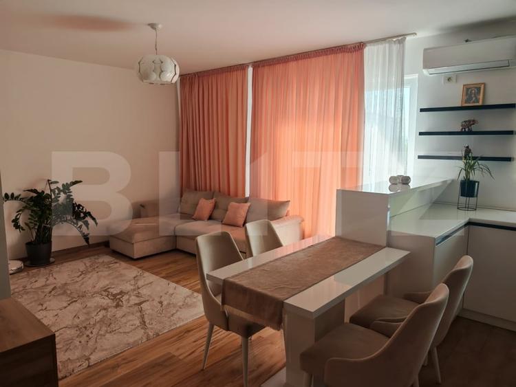 Apartament cu 2 camere decomandat, mobilat în Nufărul
