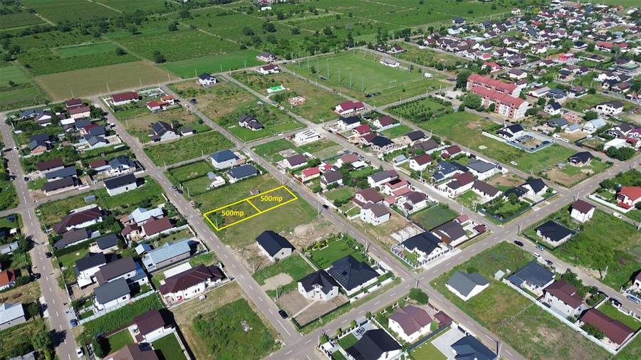 Teren Construcții intravilan de 500 mp, în Unirea