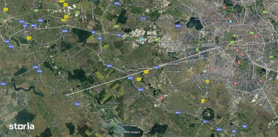 Teren de 5000 mp, în Buturugeni