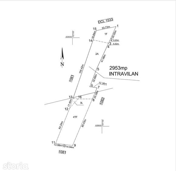 Direct proprietar, 5575mp teren la sosea asfaltata, str Stupinelor