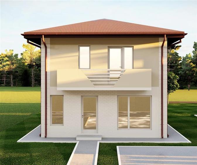 Casă individuală cu 4 camere cu Teren 500 Mp în Valea Lupului
