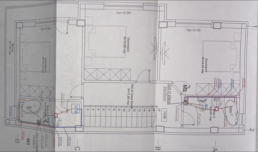 Casă individuală cu 5 camere cu Canalizare în Central