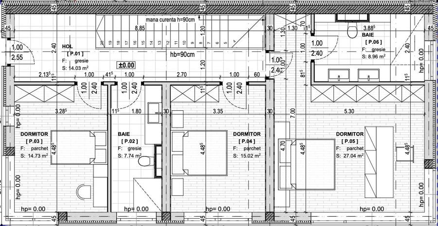 Apartament cu 4 camere semidecomandat în Grigorescu