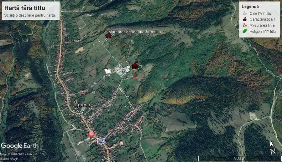 Teren de 4800 mp, în Lerești