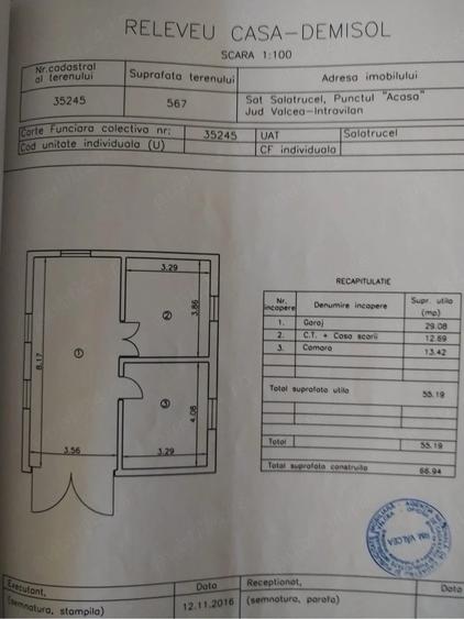 Casă cu Teren 567 Mp în Sălătrucel