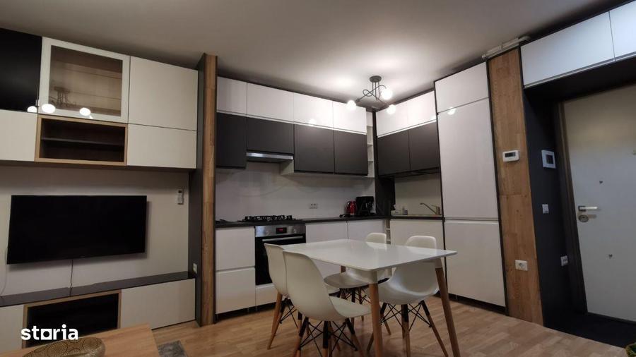 Apartament cu 2 camere, mobilat în Tei