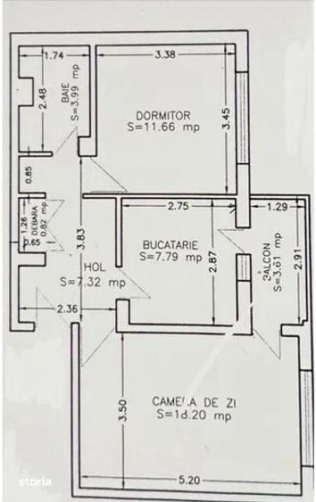 Apartament 2 camere Zona Anda - 1