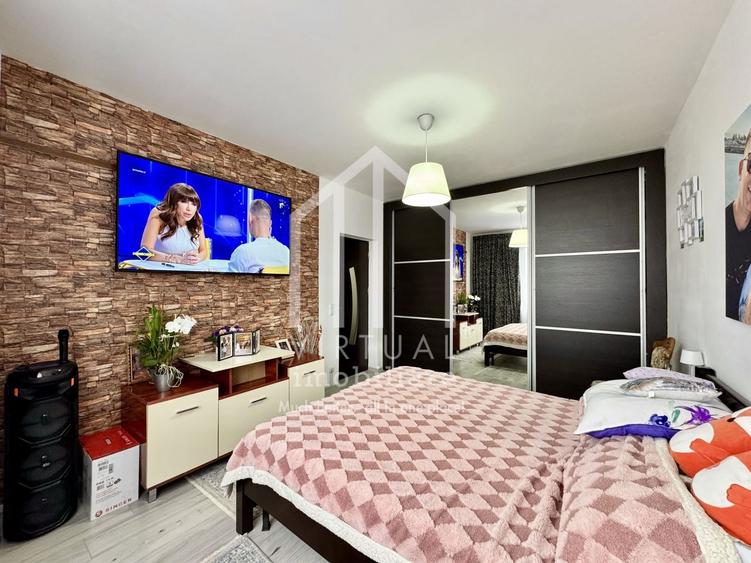Apartament cu 2 camere decomandat, mobilat în Central