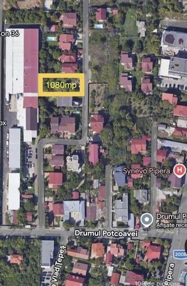 Teren de 1080 mp, în Pipera