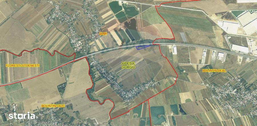 Vanzare Teren Intravilan Comercial, Ulmi-Bolintin, Langa Autostrada A1 - 9