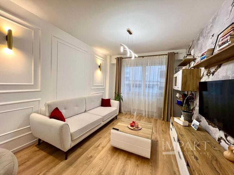 Apartament cu 2 camere semidecomandat, mobilat în Central