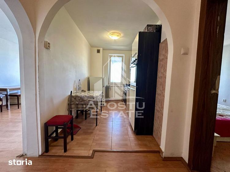 Apartament cu 3 camere semidecomandat, mobilat în Iosefin