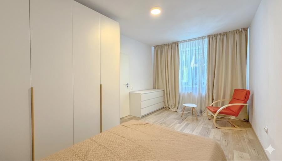 Apartament cu 2 camere nedecomandat, mobilat în Blumăna
