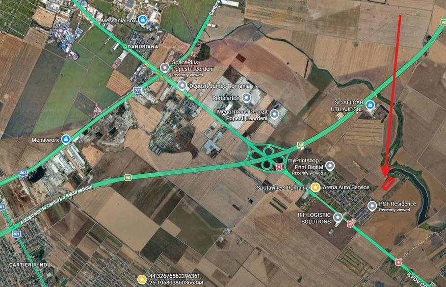 Teren Construcții intravilan de 558 mp, în Sud-Est