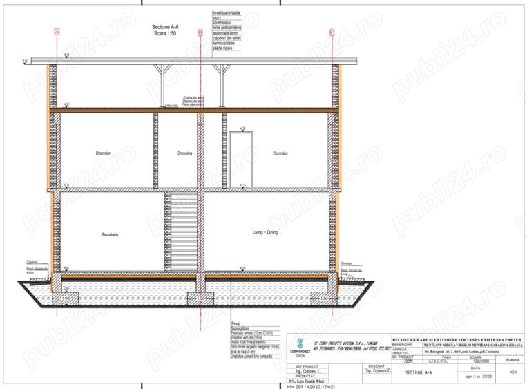 Casă cu 6 camere cu Teren 478 Mp în Lumina