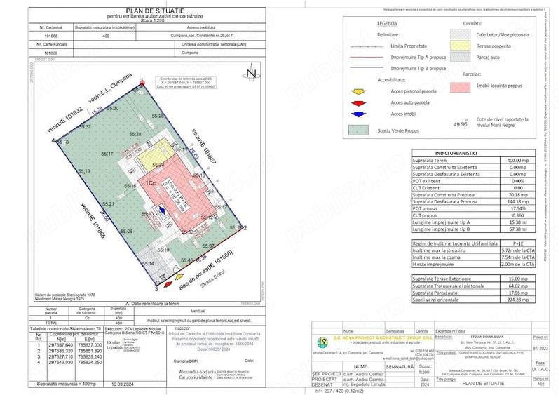 Casă cu Teren 400 Mp în Cumpăna