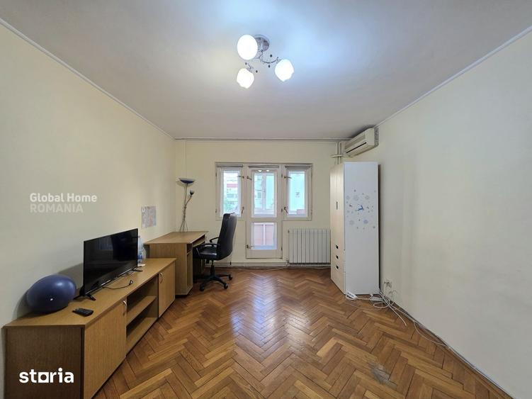 Apartament cu 2 camere semidecomandat, mobilat în Grivița