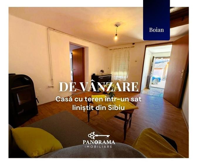Casă individuală cu 2 camere cu Canalizare în Boian