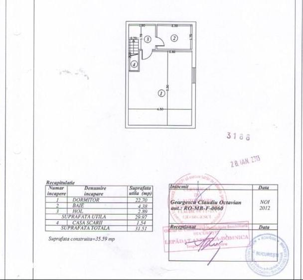 Apartament cu 2 camere în Vitan