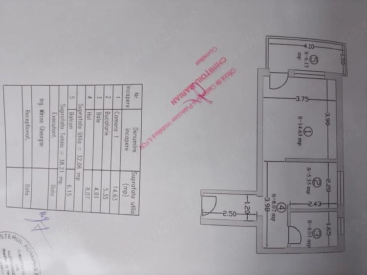 Garsonieră decomandată în Vest