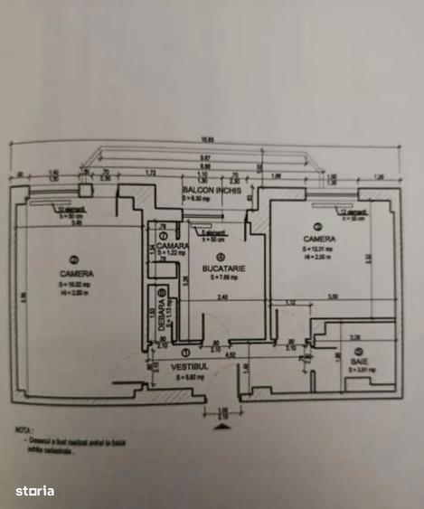Apartament cu 2 camere decomandat, mobilat în Moșilor