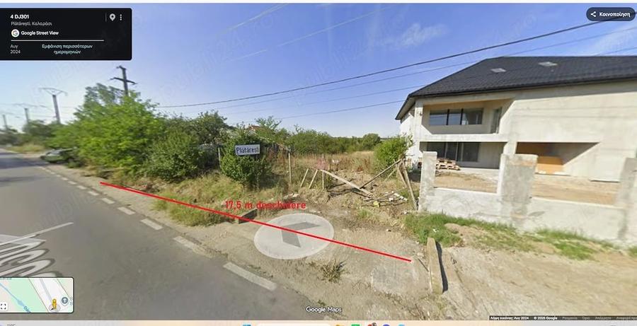 Teren de 1200 mp, în Plătărești