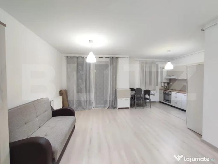 Apartament cu o camera, 34 mp, parcare, zona Florilor - 1
