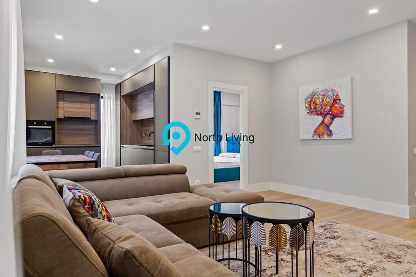 Apartament cu 2 camere semidecomandat, mobilat în Nord-Est — fotografia 1