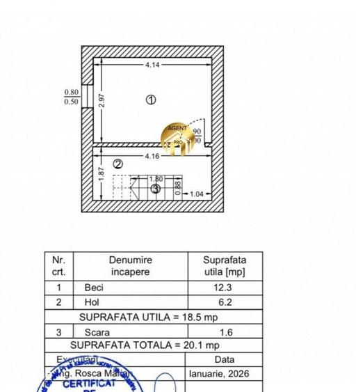 Casă cu 5 camere cu Teren 480 Mp în Mogoșoaia