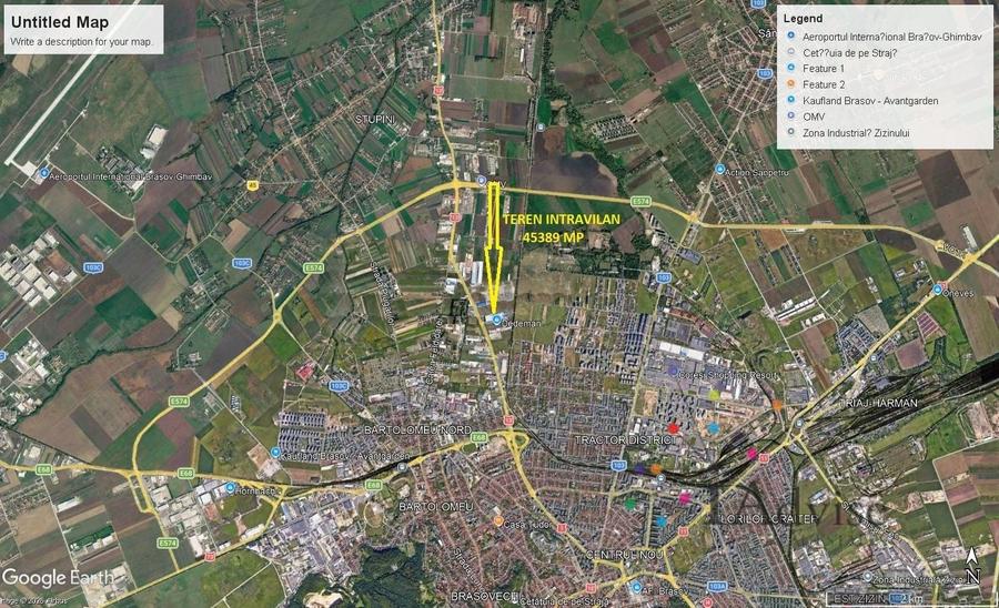 Teren Construcții intravilan de 45389 mp, în Griviței