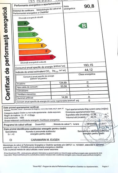 Garsonieră semidecomandată în Magheru